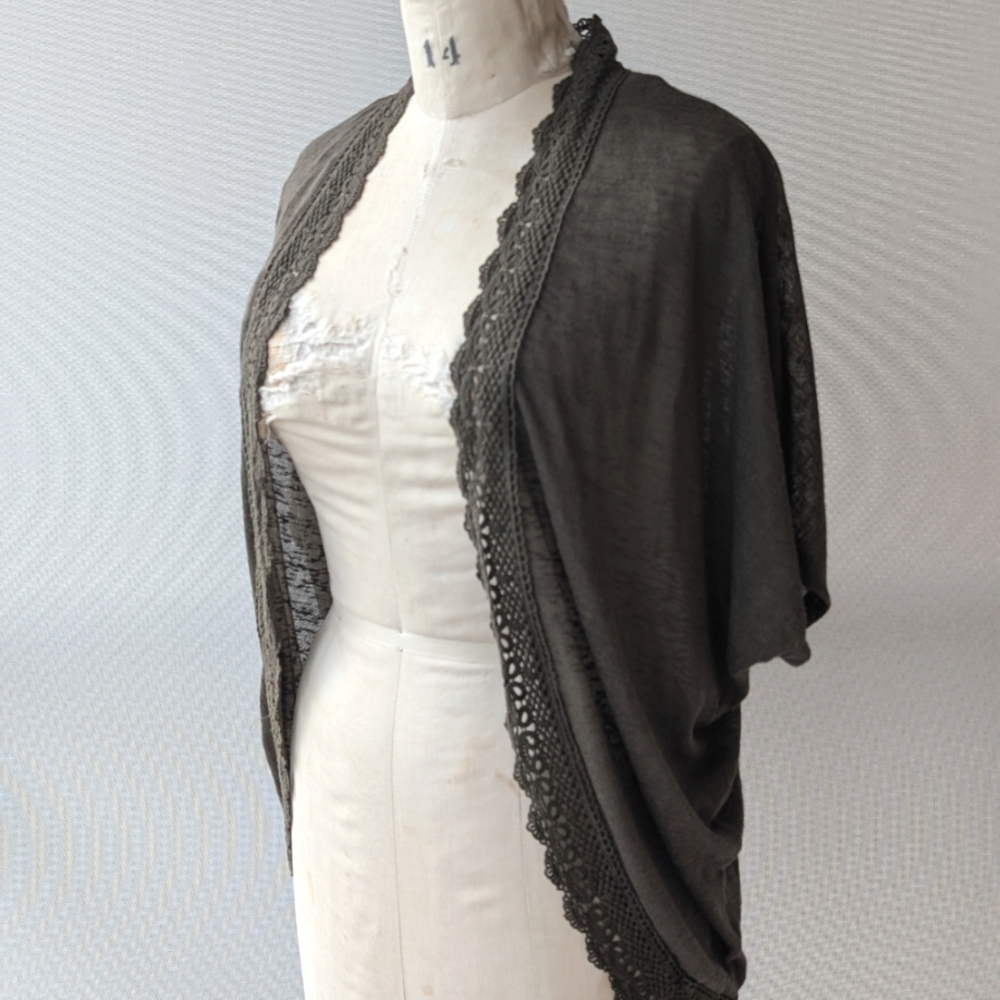 Pink Rose - Short Sleeve Cardigan